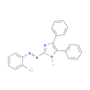 1H-Imidazole, 2-[(2-chlorophenyl)azo]-4,5-diphenyl-