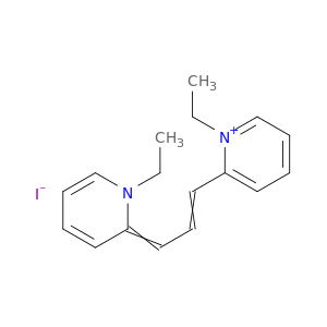 吡啶鎓,1-乙基-2-[3-(1-乙基-2(1H)-吡啶基乙烯)-1-propen-1-Y1]-,碘(1：1)