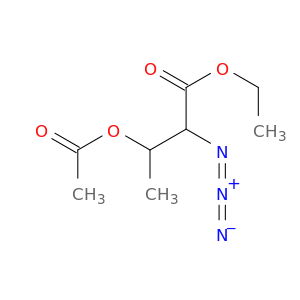 Butanoic acid, 3-(acetyloxy)-2-azido-, ethyl ester
