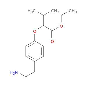 Butanoic acid, 2-[4-(2-aminoethyl)phenoxy]-3-methyl-, ethyl ester