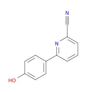 2-Pyridinecarbonitrile, 6-(4-hydroxyphenyl)-