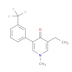 4(1H)-Pyridinone, 3-ethyl-1-methyl-5-[3-(trifluoromethyl)phenyl]-