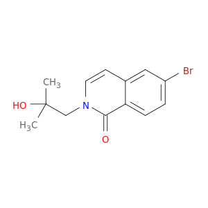 1(2H)-Isoquinolinone, 6-bromo-2-(2-hydroxy-2-methylpropyl)-