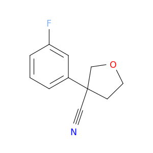 3-(3-Fluorophenyl)tetrahydrofuran-3-carbonitrile