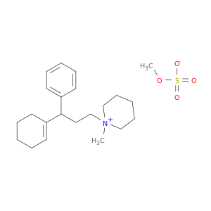 1-[3-(cyclohex-1-en-1-yl)-3-phenylpropyl]-1-methylpiperidinium methyl sulfate