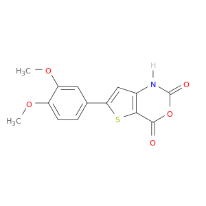 2H-Thieno[3,2-d][1,3]oxazine-2,4(1H)-dione, 6-(3,4-dimethoxyphenyl)-