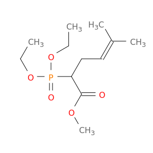 4-Hexenoic acid, 2-(diethoxyphosphinyl)-5-methyl-, methyl ester