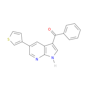 Methanone, phenyl[5-(3-thienyl)-1H-pyrrolo[2,3-b]pyridin-3-yl]-