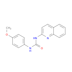 Urea, N-(4-methoxyphenyl)-N'-2-quinolinyl-