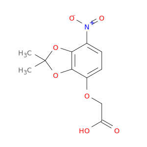 Acetic acid, [(2,2-dimethyl-7-nitro-1,3-benzodioxol-4-yl)oxy]-