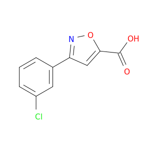 3-(3-氯苯基)-5-异恶唑烷基羧酸