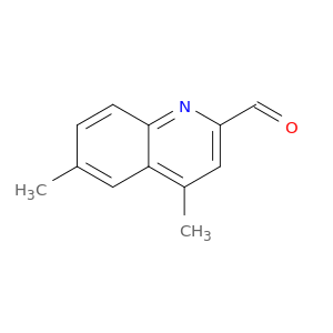 2-Quinolinecarboxaldehyde, 4,6-dimethyl-
