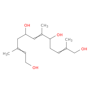 2,6,10-Dodecatriene-1,5,8,12-tetrol, 2,6,10-trimethyl-