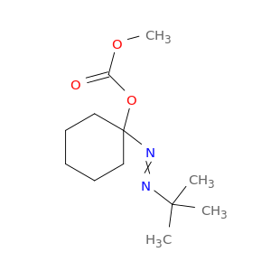 Carbonic acid, 1-[(1,1-dimethylethyl)azo]cyclohexyl methyl ester