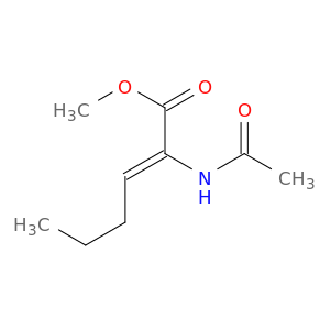 2-Hexenoic acid, 2-(acetylamino)-, methyl ester, (Z)-