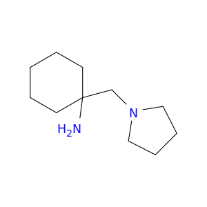 1-(吡咯烷-1-基甲基)环己-1-胺