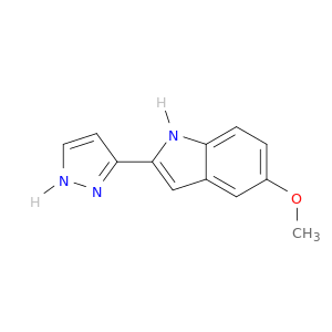 1H-Indole, 5-methoxy-2-(1H-pyrazol-3-yl)-