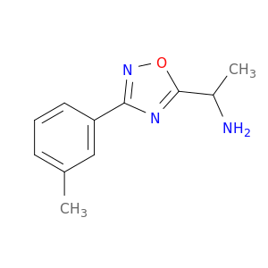 1-[3-(3-甲基苯)-1,2,4-氧杂二唑-5-基]乙胺 1HCL