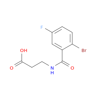 3-[(2-Bromo-5-fluorophenyl)formamido]propanoic Acid