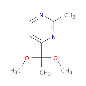 4-(1,1-dimethoxyethyl)-2-methylpyrimidine