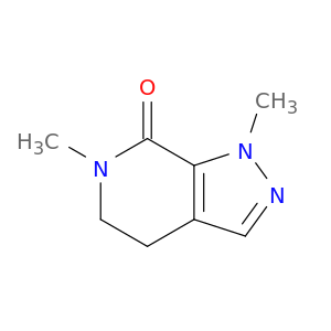 7H-Pyrazolo[3,4-c]pyridin-7-one, 1,4,5,6-tetrahydro-1,6-dimethyl-
