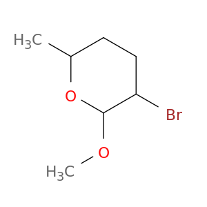 2H-Pyran, 3-bromotetrahydro-2-methoxy-6-methyl-