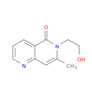 1,6-Naphthyridin-5(6H)-one, 6-(2-hydroxyethyl)-7-methyl-