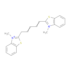 Benzothiazolium, 2,2'-(1,3-pentadiene-1,5-diyl)bis[3-methyl-