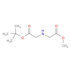 tert-Butyl 2-((2-methoxy-2-oxoethyl)amino)acetate