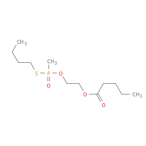 2-(butylsulfanyl-methyl-phosphoryl)oxyethyl pentanoate