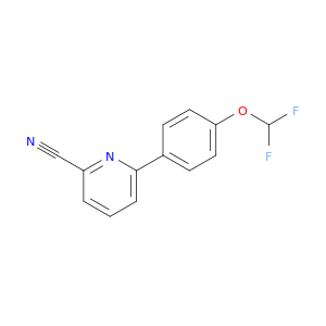 2-Pyridinecarbonitrile, 6-[4-(difluoromethoxy)phenyl]-