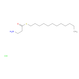 Propanethioic acid, 3-amino-, S-dodecyl ester, hydrochloride