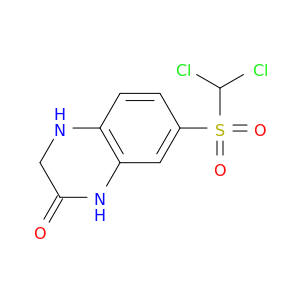 2(1H)-Quinoxalinone, 7-[(dichloromethyl)sulfonyl]-3,4-dihydro-