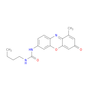 Urea, N-butyl-N'-(1-methyl-3-oxo-3H-phenoxazin-7-yl)-