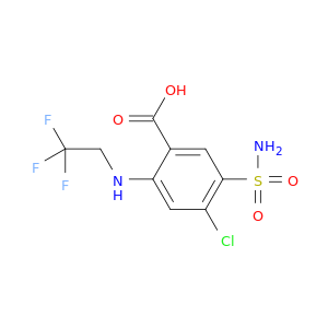 5-(氨基磺酰基)-4-氯-2-[(2,2,2-三氟乙基)氨基]苯甲酸
