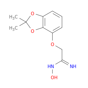 Ethanimidamide, 2-[(2,2-dimethyl-1,3-benzodioxol-4-yl)oxy]-N-hydroxy-