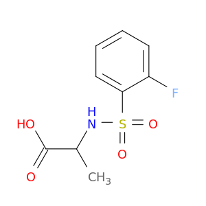 ((2-fluorophenyl)sulfonyl)alanine