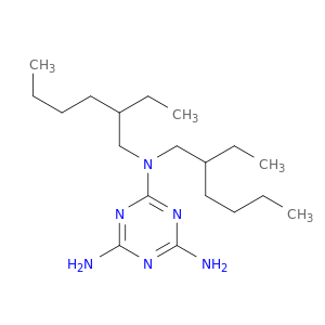 1,3,5-Triazine-2,4,6-triamine, bis(2-ethylhexyl)-