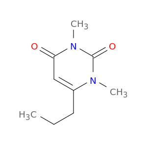 2,4(1H,3H)-Pyrimidinedione, 1,3-dimethyl-6-propyl-