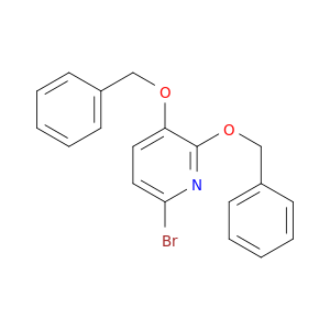 Pyridine, 6-bromo-2,3-bis(phenylmethoxy)-