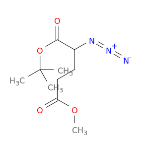 Pentanedioic acid, 2-azido-, 1-(1,1-dimethylethyl) 5-methyl ester