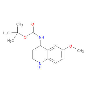 tert-butyl N-(6-methoxy-1,2,3,4-tetrahydroquinolin-4-yl)carbamate