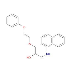 2-Propanol, 1-(1-naphthalenylamino)-3-(2-phenoxyethoxy)-