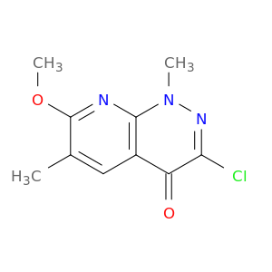 Pyrido[2,3-c]pyridazin-4(1H)-one, 3-chloro-7-methoxy-1,6-dimethyl-