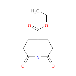 1H-Pyrrolizine-7a(5H)-carboxylic acid, tetrahydro-3,5-dioxo-, ethyl ester