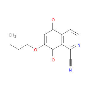 1-Isoquinolinecarbonitrile,7-butoxy-5,8-dihydro-5,8-dioxo-