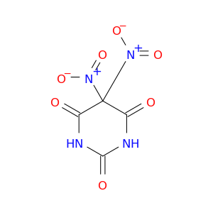 2,4,6(1H,3H,5H)-Pyrimidinetrione, 5,5-dinitro-