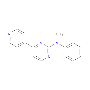 2-Pyrimidinamine, N-methyl-N-phenyl-4-(4-pyridinyl)-