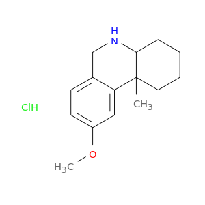 Phenanthridine,1,2,3,4,4a,5,6,10b-octahydro-9-methoxy-10b-methyl-, hydrochloride (1:1)