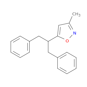 Isoxazole, 3-methyl-5-[2-phenyl-1-(phenylmethyl)ethyl]-